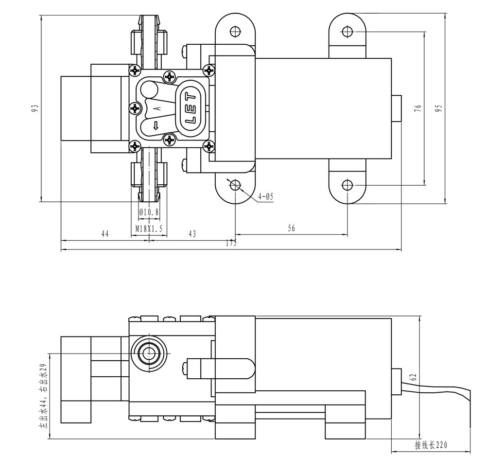 GB-2228 DC Diaphragm Pump