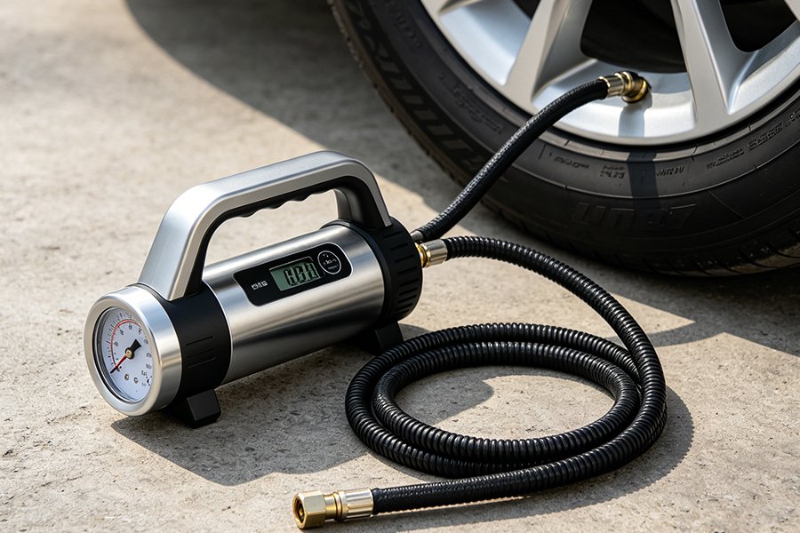 Tyre-inflator equipment application