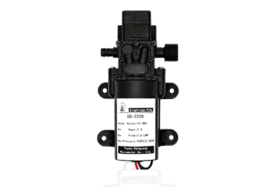 DC diaphragm pump for fluid-handling equipment